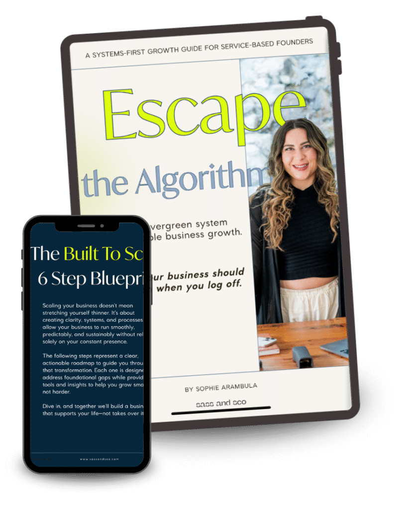 Escape the Algorithm free guide cover