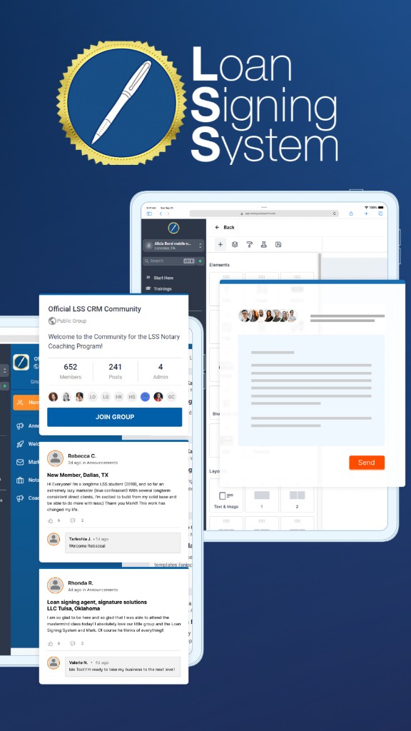 Loan Signing System website