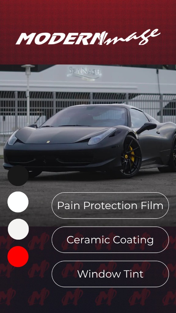 Modern Image San Diego PPF and ceramic coating website