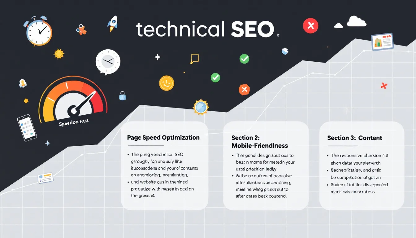Technical SEO best practices for optimized website performance.